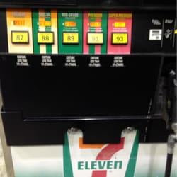 7-Eleven - Lots of gas choices. At least they are in price order.