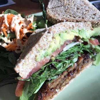 Shine Cafe - Tlt sandwich. My favorite thing on the menu - Vegan Near Me - Morro Bay, California Shine Cafe - Tlt sandwich. My favorite thing on the menu - Vegan Near Me - Morro Bay, California