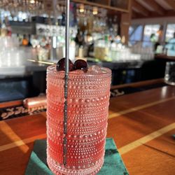 Treehouse Seaside Grill - Dirty Shirley with Luxardo Cherries