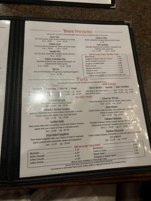 Menu photo 1 Casa Calabria Marquette, MI