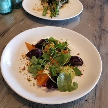 Feast and Fareway - Small Bites dishes - Roasted Beet and Grilled Broccolini - American Near Me - Coronado, California