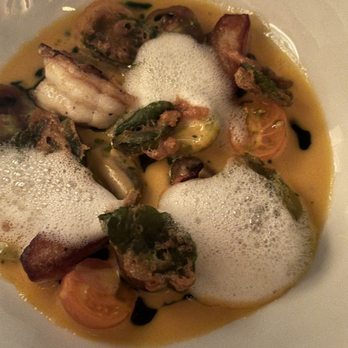Tuome - Heirloom tomatoes with seafood - New American Near Me - New York, New York
