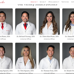 Victory Smiles - The current website showing Dr. Liem Nguyen does not work or is not affiliated with the Westheimer location or any location.