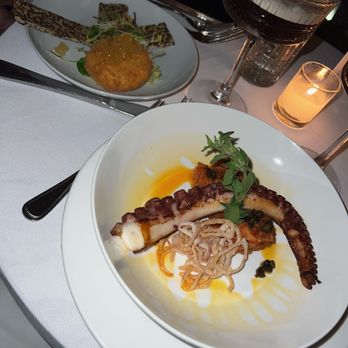 Duane Park - Appetizers- Goat cheese & Octopus - Supper Clubs Near Me - New York, New York Duane Park - Appetizers- Goat cheese & Octopus - Supper Clubs Near Me - New York, New York