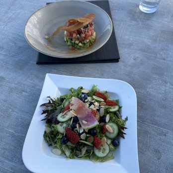 Cliffside Restaurant - Tuna stack and berry salad - Seafood Near Me - Gravenhurst, Ontario