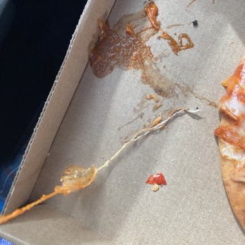 Panera Bread - Mysterious string in my pizza?? - Salad Near Me - Dent, Ohio
