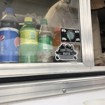 Zamora Carnitas - Business card next to ordering window. - Food Trucks Near Me - Oakland, California