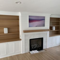 TV Tech Design - No wires. Frame Tv 55 White Bezel