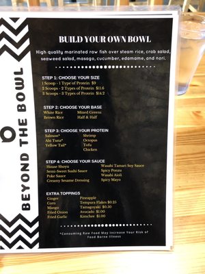 Menu photo 5 Beyond The Bowl Seattle, WA