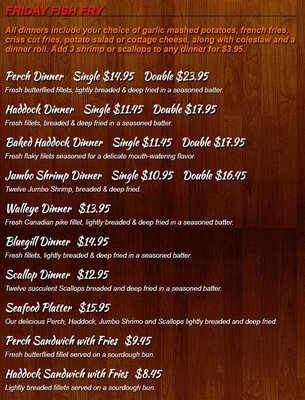 Menu photo 2 ICU Bar & Grill Neenah, WI