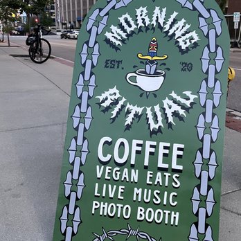 Morning Ritual - outside sign - Coffee & Tea Near Me - Grand Rapids, Michigan Morning Ritual - outside sign - Coffee & Tea Near Me - Grand Rapids, Michigan