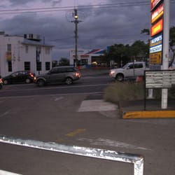 Red Ocean Seafoods - The view from Red Ocean's outdoor seating. Order take-out. (Internal car park featured.)
