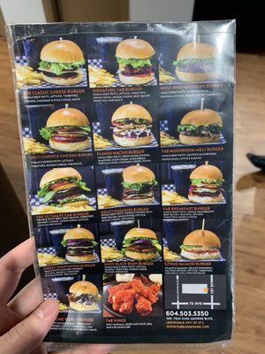 Menu photo 6 Fab Burgers Surrey, BC Menu photo 6 Fab Burgers Surrey, BC