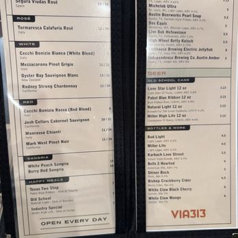 Via 313 - Menu - Pizza Near Me - San Antonio, Texas