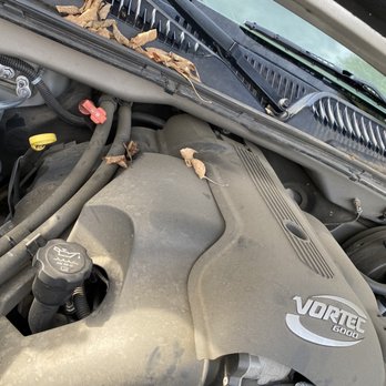 Customized Services Auto Detail & Auto Sales - Super dirty engine cover full of leaves and dust - Car Wash Near Me - Vallejo, California Customized Services Auto Detail & Auto Sales - Super dirty engine cover full of leaves and dust - Car Wash Near Me - Vallejo, California