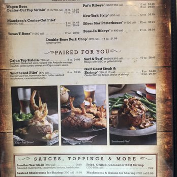 Saltgrass Steak House - Menu - Steakhouses Near Me - Branson, Missouri