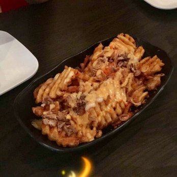 Rayaki - Cherry Hill - Loaded Rayaki fries. Not much meat on top, but the siracha aioli it was served with was great. Not too spicy. - Ramen Near Me - Cherry Hill, New Jersey