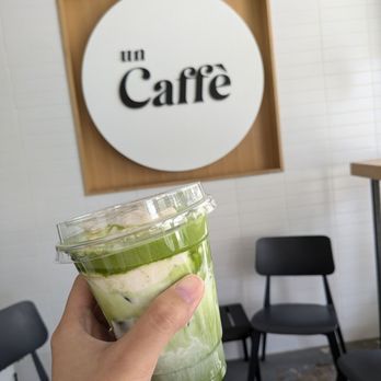 Un Caffe - Matcha einspanner - Coffee & Tea Near Me - Houston, Texas Un Caffe - Matcha einspanner - Coffee & Tea Near Me - Houston, Texas