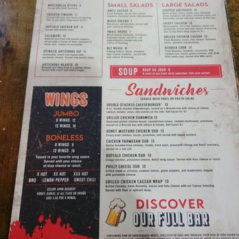 Amici Lake Oconee - Menu - Bars Near Me - Greensboro, Georgia