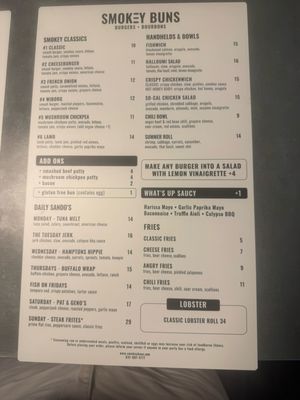 Menu photo 2 Smokey Buns East Hampton, NY