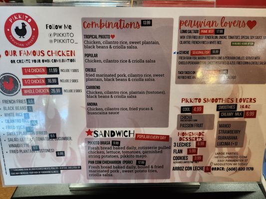 Menu photo 2 Pikkito Middleton, WI