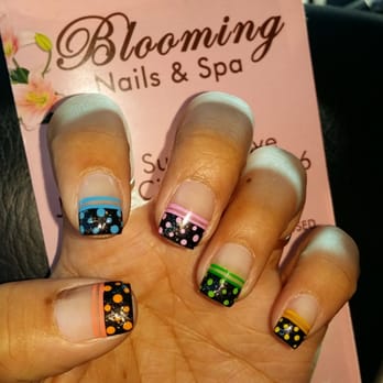 Blooming Nails & Spa - Love my Polka Dots !!! Spring Nails in full effect =) - Nail Salons Near Me - Jersey City, New Jersey Blooming Nails & Spa - Love my Polka Dots !!! Spring Nails in full effect =) - Nail Salons Near Me - Jersey City, New Jersey