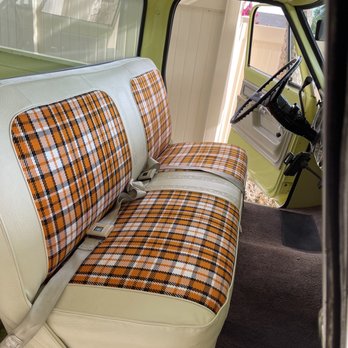 EL Shaddai Upholstery - New reupholstered bench seat. - Auto Upholstery Near Me - Anaheim, California EL Shaddai Upholstery - New reupholstered bench seat. - Auto Upholstery Near Me - Anaheim, California