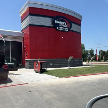 Tommy's Express® Car Wash - View from the vacuuming station - Car Wash Near Me - Mustang, Oklahoma