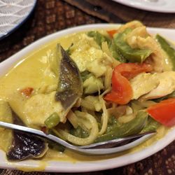 Little Elephant Thai Bistro - Coconut milk, squash, green peppers and chicken