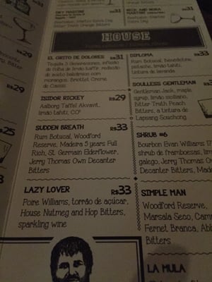 Menu photo 2 Frank Bar São Paulo, SP Menu photo 2 Frank Bar São Paulo, SP