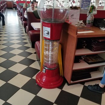 Angel's Diner - a candy dispenser in a diner - Diners Near Me - Orangeville, Ontario