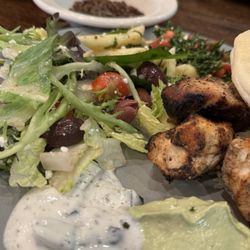 Andalous Mediterranean Buffet - Grilled chicken, Greek Salad, pita bread