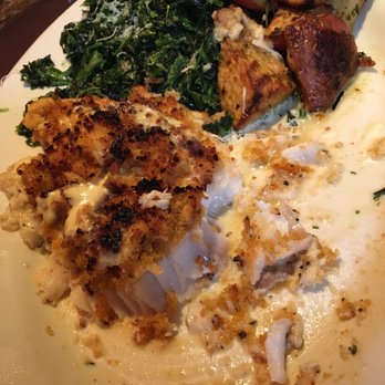 Cafe Baci - Tilapia oreganata in progress - Italian Near Me - Westbury, New York Cafe Baci - Tilapia oreganata in progress - Italian Near Me - Westbury, New York