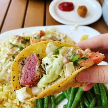 Doc's Seafood & Steaks - Yellow Fin Tuna Taco - Seafood Near Me - Corpus Christi, Texas