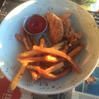 Draft - $8 kids meal.... That is TWO SMALL chicken strips and some fries. NOT WORTH $8. I guess that is what you pay for at the beach. - American Near Me - San Diego, California Draft - $8 kids meal.... That is TWO SMALL chicken strips and some fries. NOT WORTH $8. I guess that is what you pay for at the beach. - American Near Me - San Diego, California