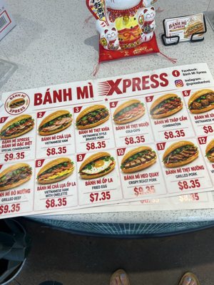 Menu photo 1 Banh Mi Xpress Vacaville, CA