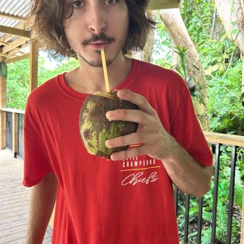 Carabali Rainforest Park - Try a fresh juice coconut . Soo refreshing ~non alcohol ~ - Horseback Riding Near Me - Luquillo, Puerto Rico