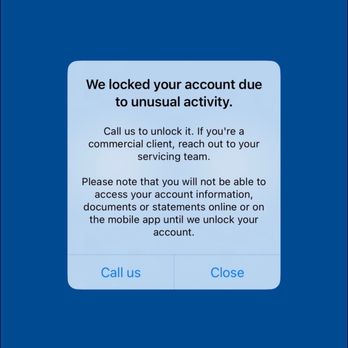 Chase Bank - No call. Just locked my account. For trying to use my money. To a repeat company. - Banks & Credit Unions Near Me - Rancho Cucamonga, California Chase Bank - No call. Just locked my account. For trying to use my money. To a repeat company. - Banks & Credit Unions Near Me - Rancho Cucamonga, California