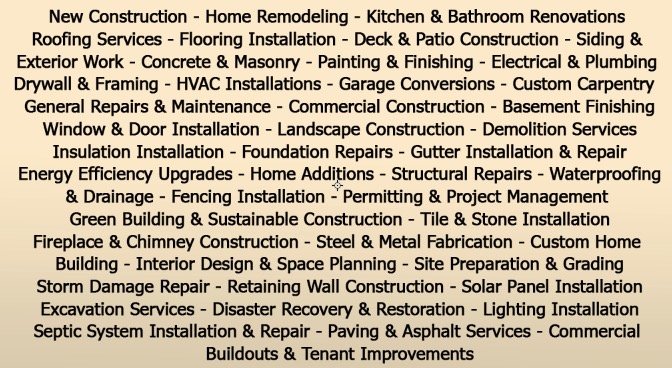 Slide of Axtion General Contractor