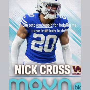 Movnbid - We helped NFL player Nick Cross relocate from Indy to D.C - Movers Near Me Movnbid - We helped NFL player Nick Cross relocate from Indy to D.C - Movers Near Me