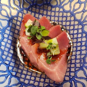 Handies Douzo - Maguro (Bluefin Tuna, Pickled Cucumber, and Ponzu) - Sushi Bars Near Me - Houston, Texas