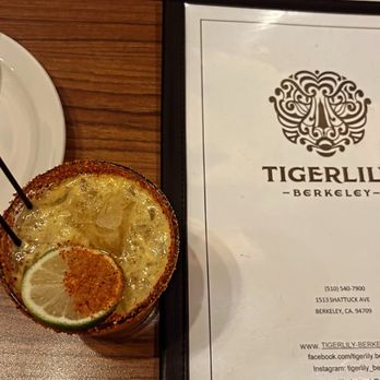 Tigerlily - Menu and drink - Indian Near Me - Berkeley, California