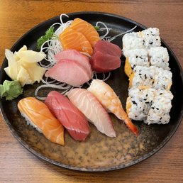 a variety of sushi