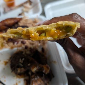 Lucian's Caribbean Grill - Veggie patty - Caribbean Near Me - Houston, Texas