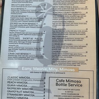 Cafe Mimosa - Breakfast & Mimosas
2/3/25 - Breakfast & Brunch Near Me - Rohnert Park, California Cafe Mimosa - Breakfast & Mimosas
2/3/25 - Breakfast & Brunch Near Me - Rohnert Park, California