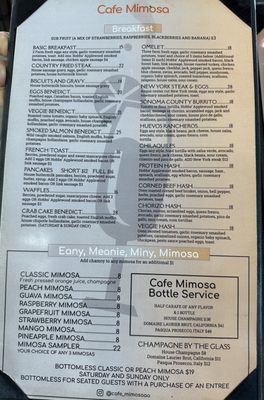Menu photo 2 Cafe Mimosa Rohnert Park, CA Menu photo 2 Cafe Mimosa Rohnert Park, CA