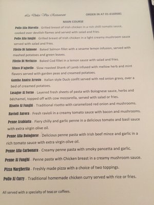 Menu photo 4 La Dolce Vita Kilmainham, D Menu photo 4 La Dolce Vita Kilmainham, D
