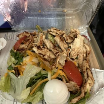 Titan Burgers - Grilled chicken chefs salad. - Burgers Near Me - Ontario, California Titan Burgers - Grilled chicken chefs salad. - Burgers Near Me - Ontario, California