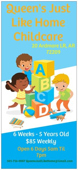 Queens Just Like Home Childcare - childcare center in Little Rock, AR