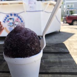 Jack & Diane’s New Orleans Style Snowballs - Grape snow cone